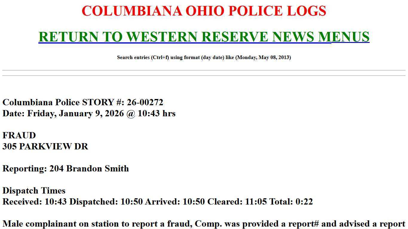 WESTERN RESERVE NEWS HAPPENING IN OHIO